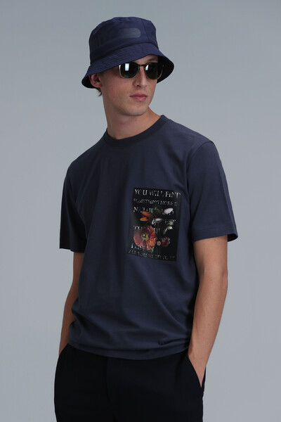 Exotic Modern Graphic T-Shirt Anthracite - Thumbnail