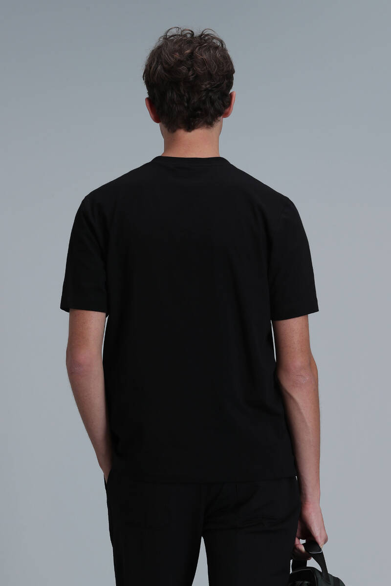 Exotic Modern Graphic T-Shirt Black