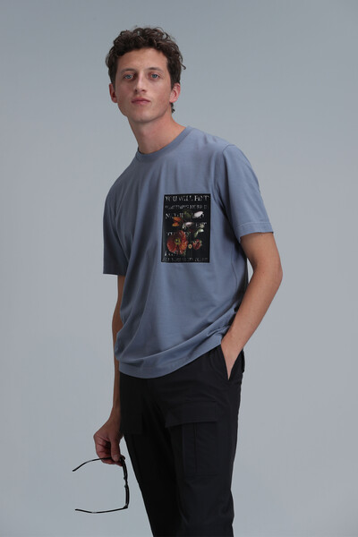 Exotic Modern Graphic T-Shirt Dark Gray - Thumbnail