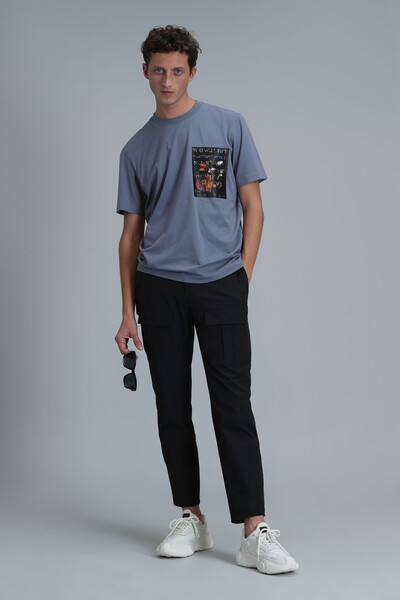 Exotic Modern Graphic T-Shirt Dark Gray - Thumbnail