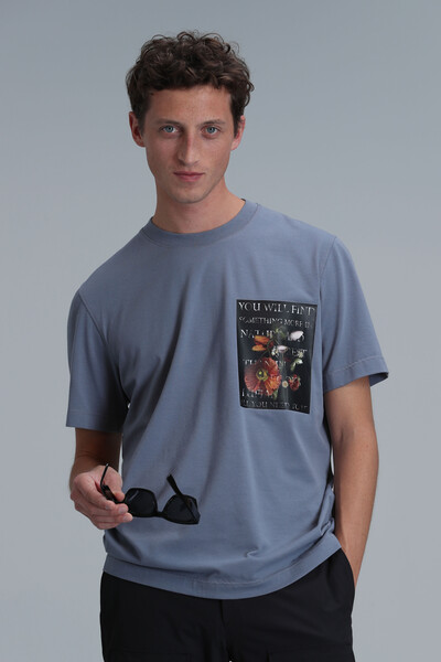 Exotic Modern Graphic T-Shirt Dark Gray - Thumbnail