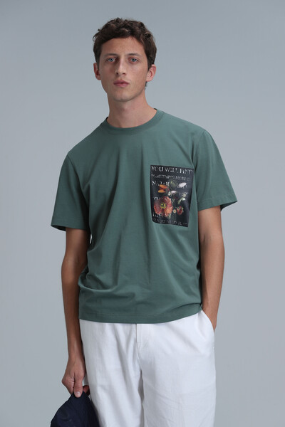 Exotic Modern Graphic T-Shirt Duck Green - 1