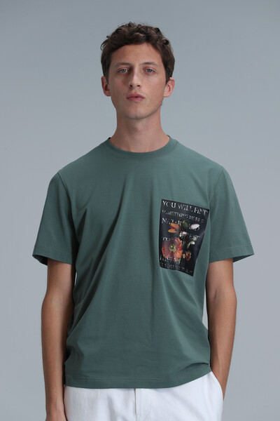 Exotic Modern Graphic T-Shirt Duck Green - 3