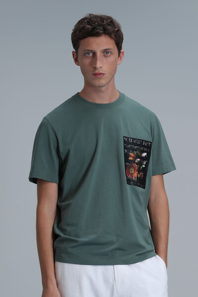 Exotic Modern Graphic T-Shirt Duck Green - 5