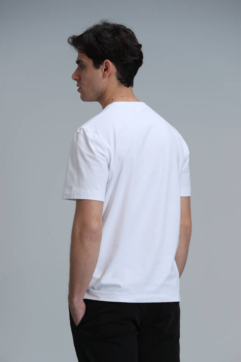 Exotic Modern Graphic T-Shirt White