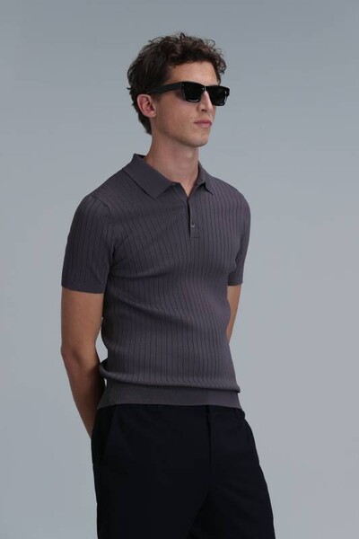 Eze Men's Sweater Plum - Thumbnail