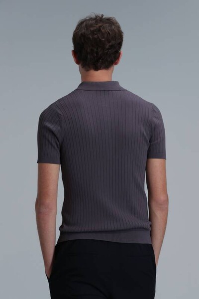 Eze Men's Sweater Plum - Thumbnail