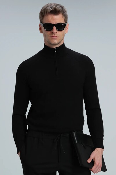 LUFIAN - Face Men's Sweater Black