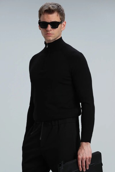 Face Men's Sweater Black - Thumbnail