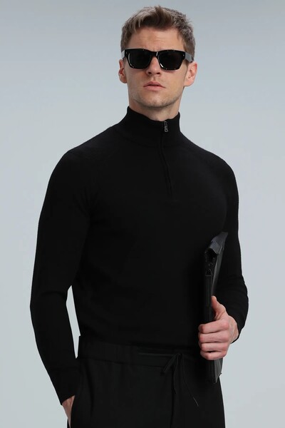 Face Men's Sweater Black - Thumbnail