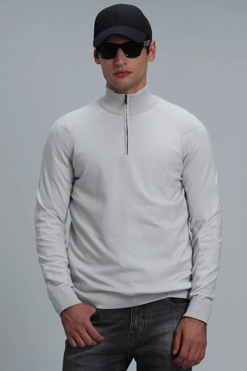 Face Men's Sweater Ecru