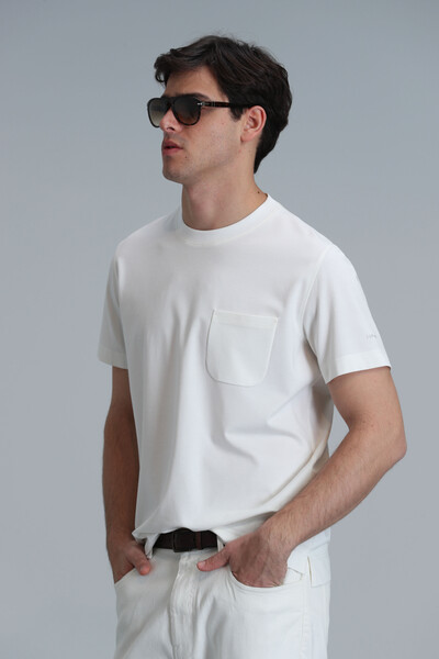 Felix Modern Graphic T-Shirt Off White - 3