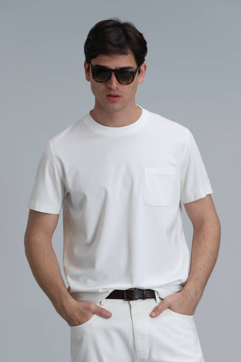 Felix Modern Graphic T-Shirt Off White - 1