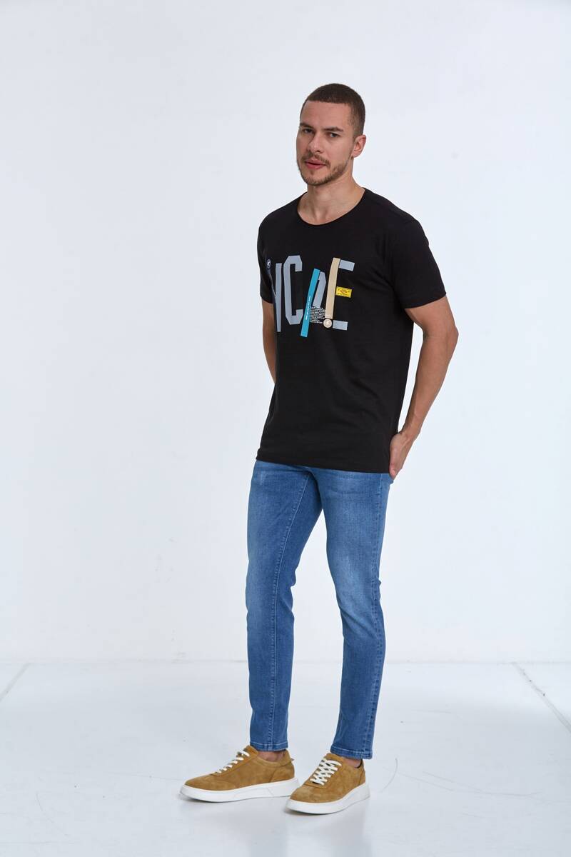 Hope Printed Cotton Crew Neck T-Shirt