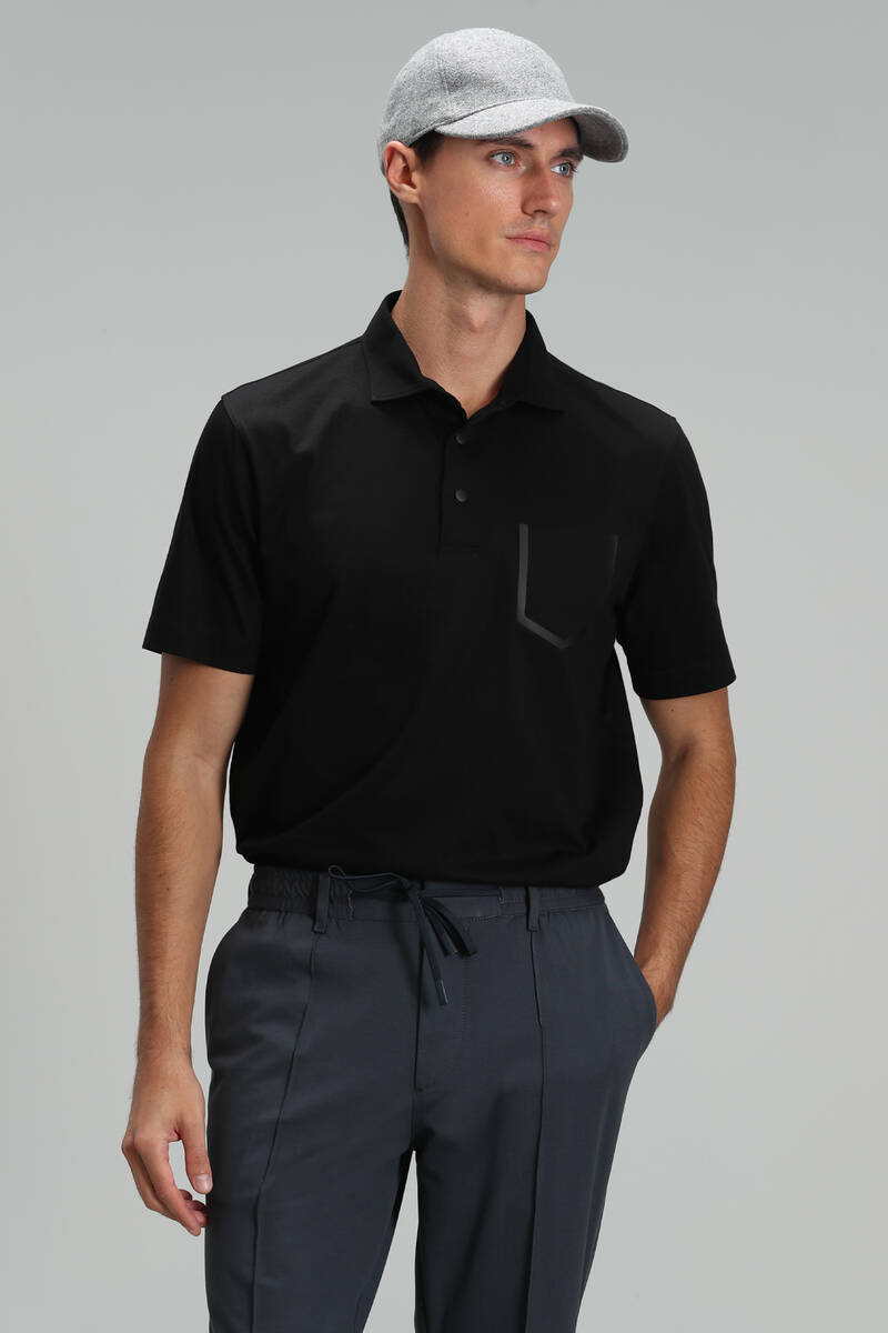 Hope Smart Men's Polo T-Shirt Black