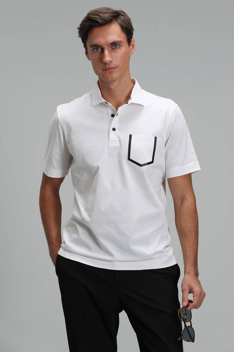 Hope Smart Men's Polo T-Shirt Off White