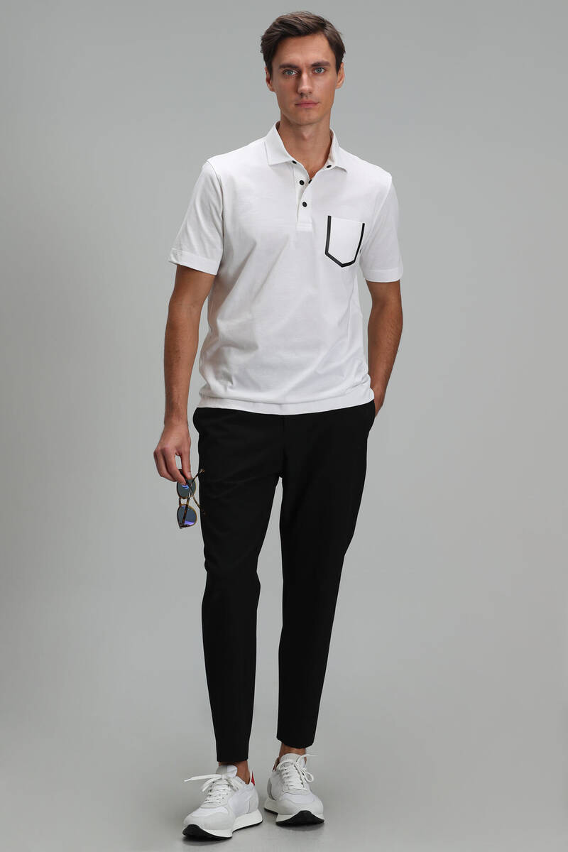 Hope Smart Men's Polo T-Shirt Off White