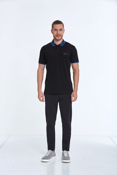 James Polo Men's T-Shirt Black - 2