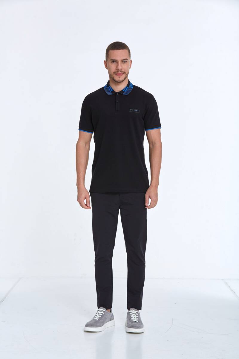 James Polo Men's T-Shirt Black - 2