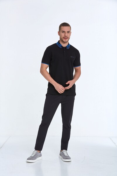 James Polo Men's T-Shirt Black - 4