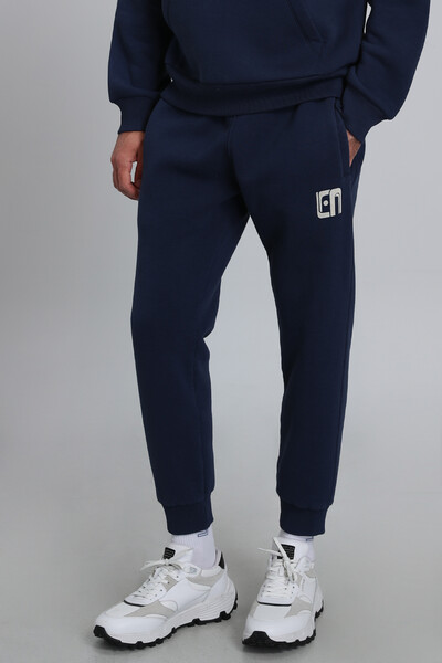 LUFIAN - Jeremy Men's Sweatpants Navy Blue (1)