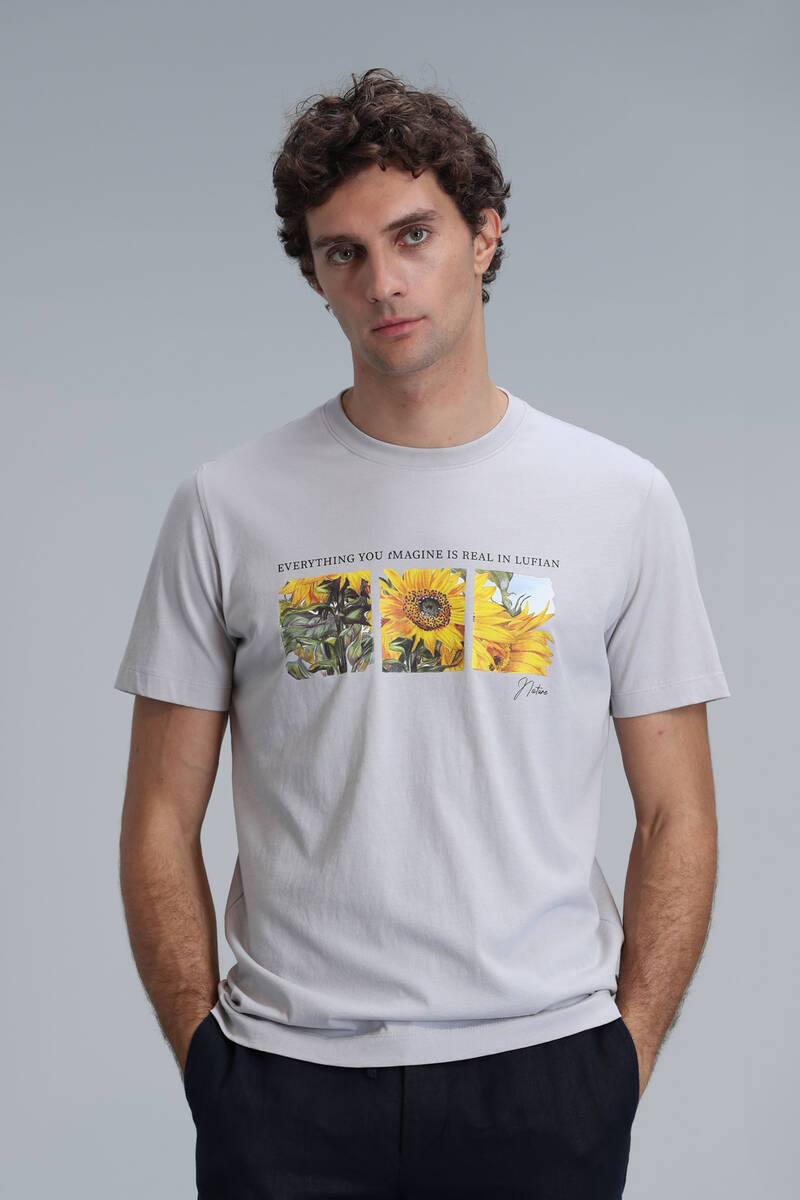 June Modern Graphic T-Shirt Stone