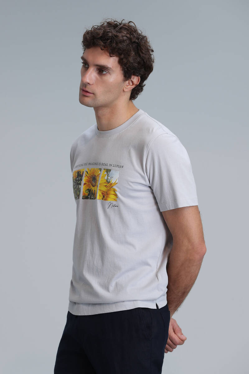 June Modern Graphic T-Shirt Stone