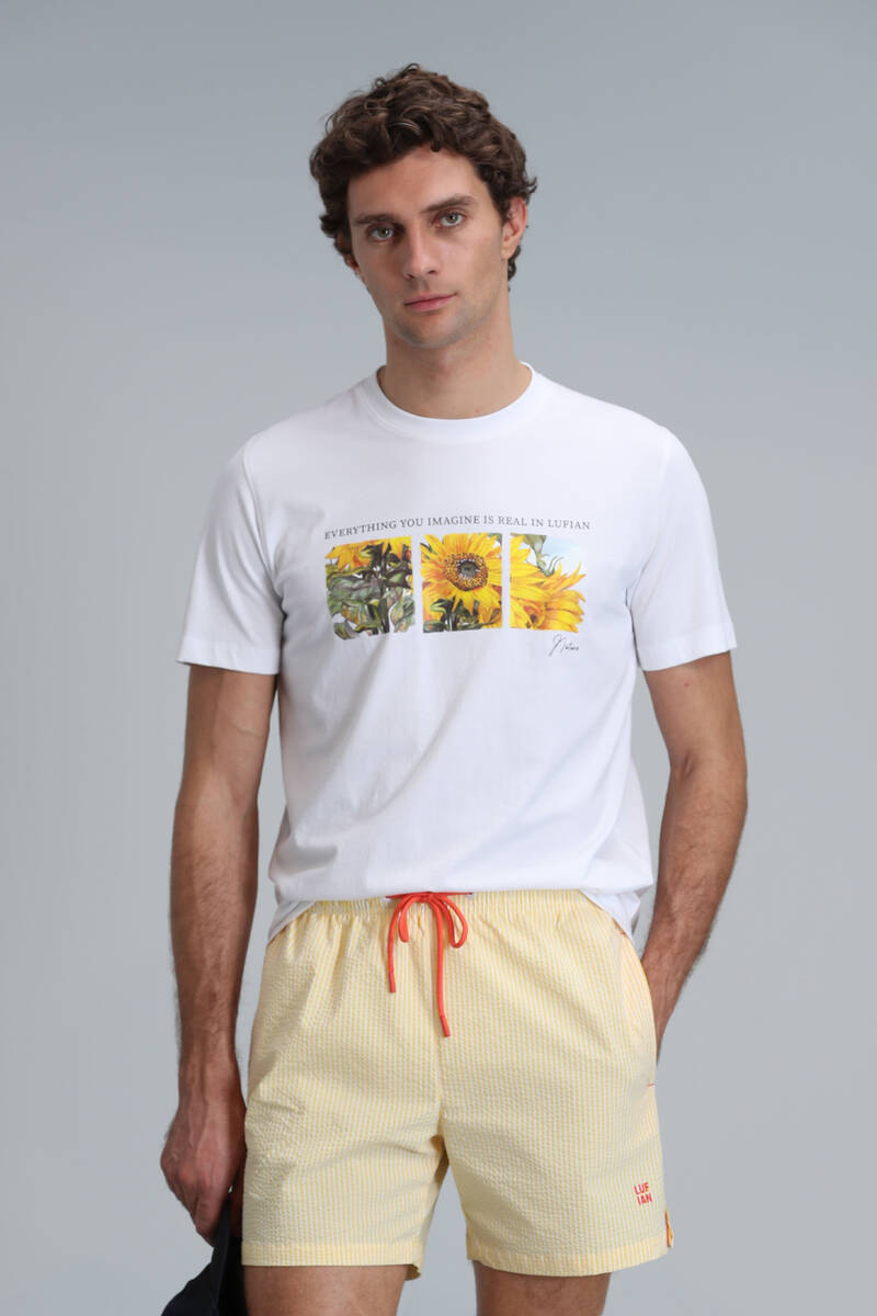 June Modern Graphic T-Shirt White