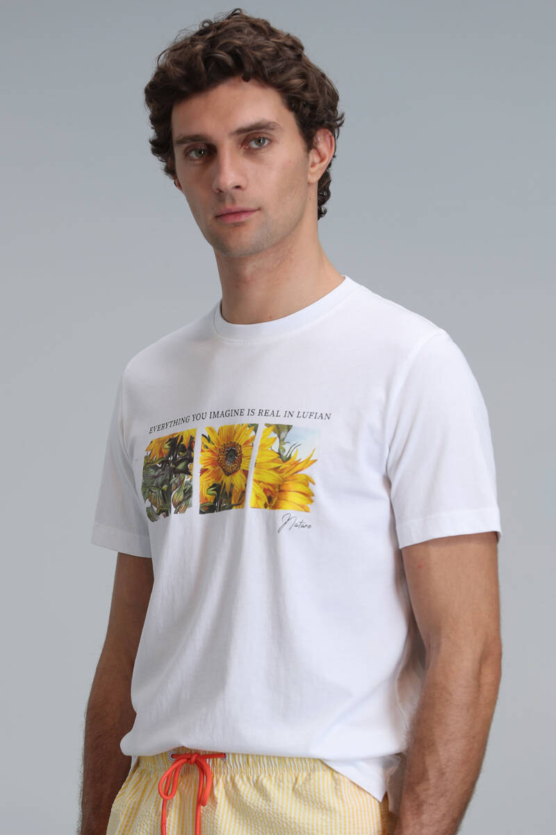 June Modern Graphic T-Shirt White