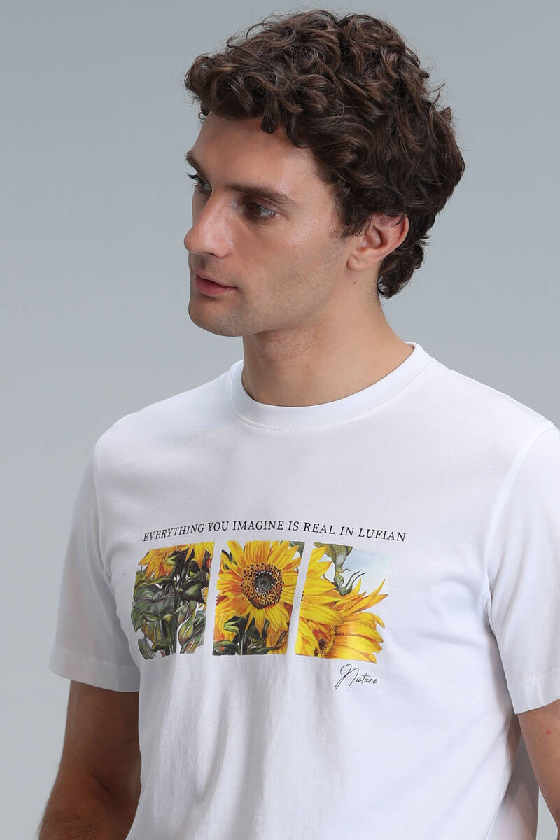 June Modern Graphic T-Shirt White