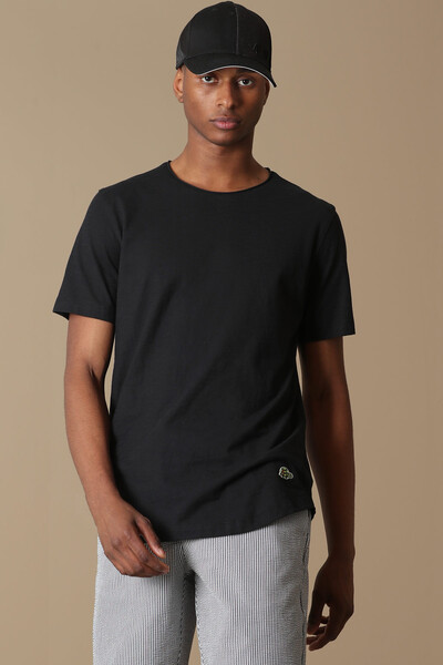 LUFIAN - Junya Men's Basic T-Shirt Black