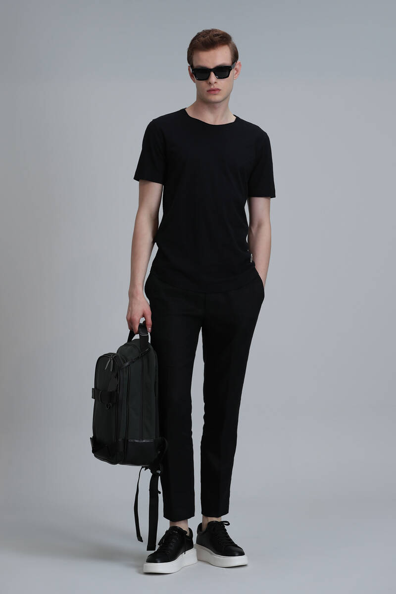 Junya Men's Basic T-Shirt Black