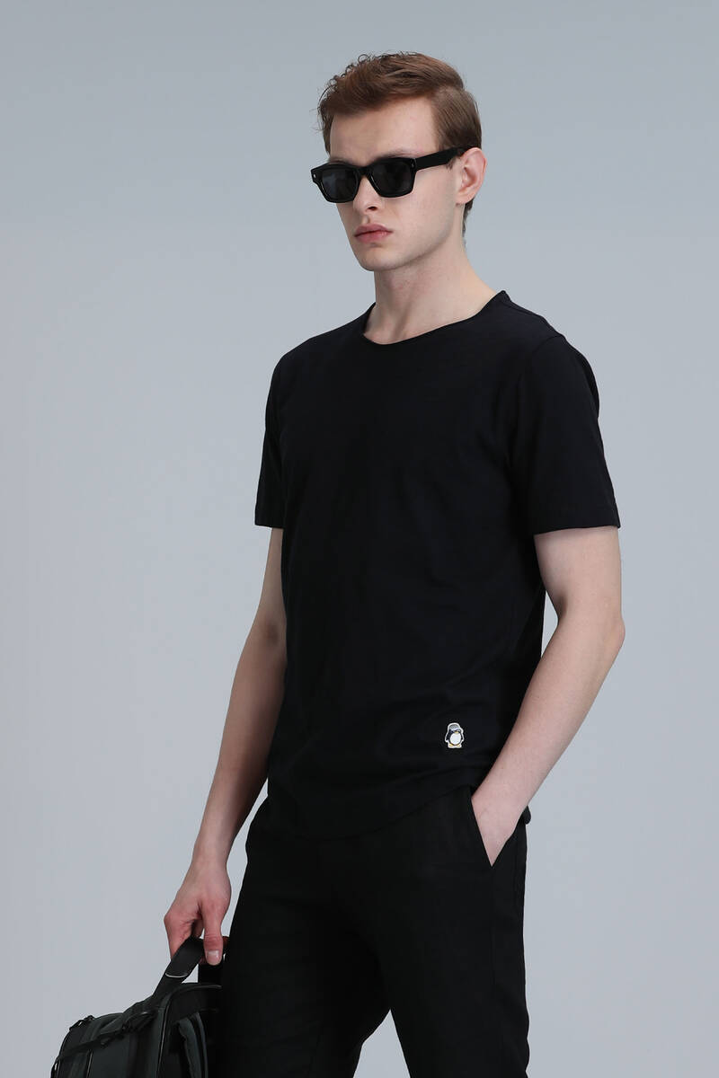 Junya Men's Basic T-Shirt Black