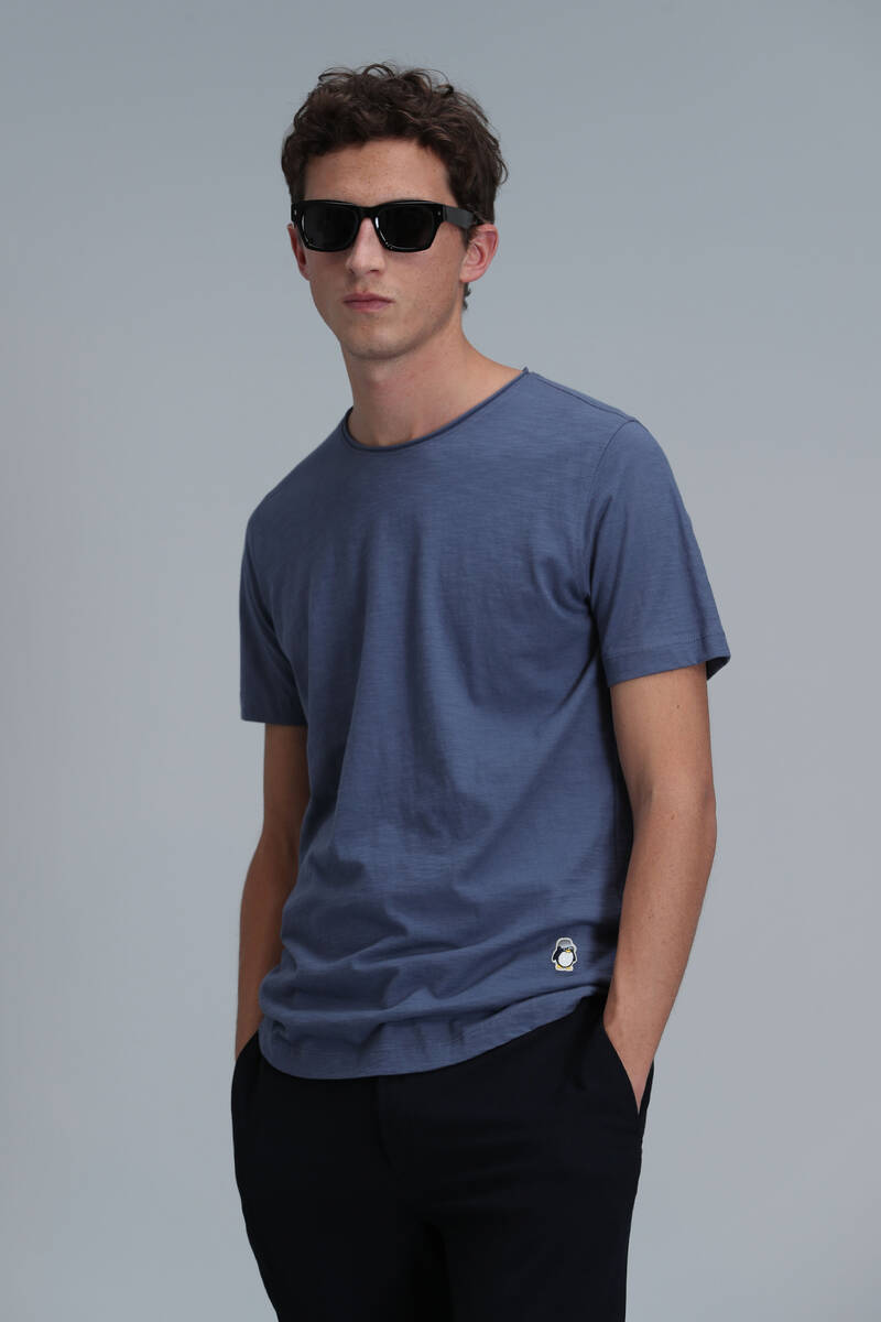 Junya Men's Basic T-Shirt Midnight Blue