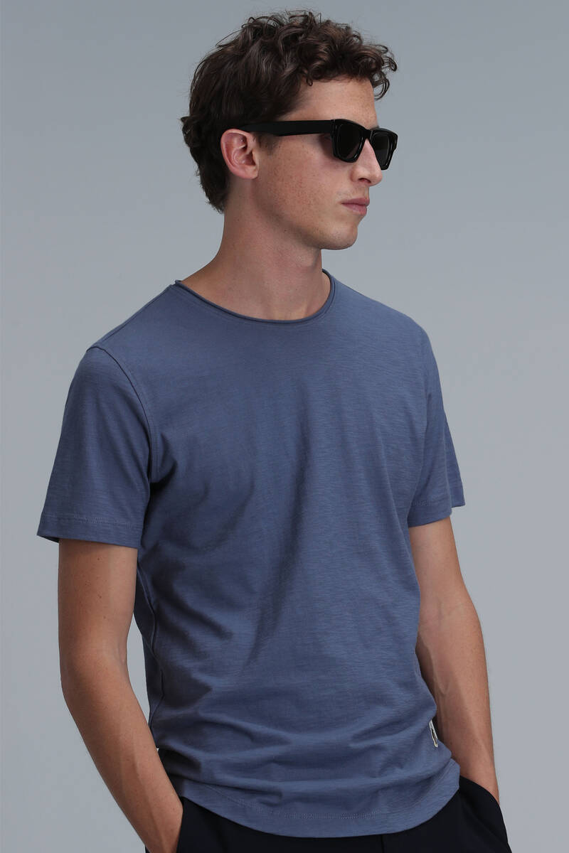 Junya Men's Basic T-Shirt Midnight Blue