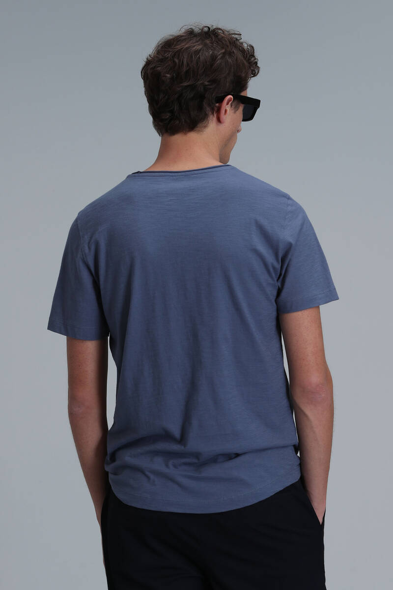 Junya Men's Basic T-Shirt Midnight Blue