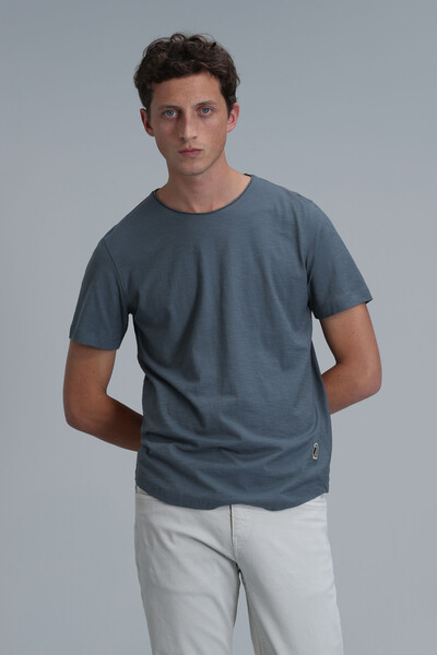 Junya Men's Basic T-Shirt Naphtha Green - Thumbnail