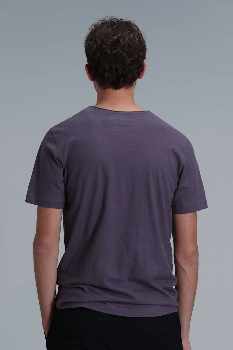 Junya Men's Basic T-Shirt Plum