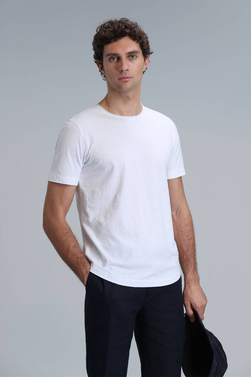 Junya Men's Basic T-Shirt White