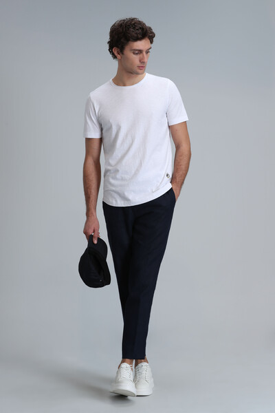 Junya Men's Basic T-Shirt White - Thumbnail