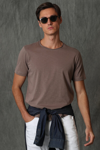 Junya Men's Basic T-Shirt Earth - 4