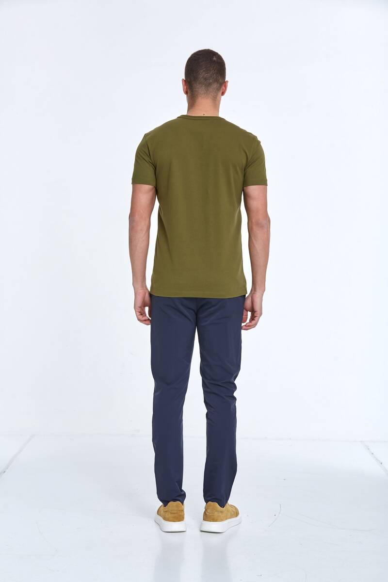 Kai Printed Men's T-Shirt Khaki - 5