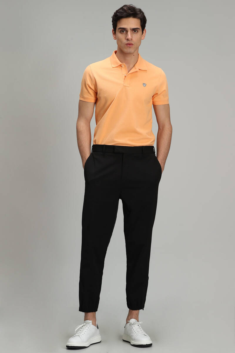 Laon Sports Polo Neck Men's T-Shirt Orange