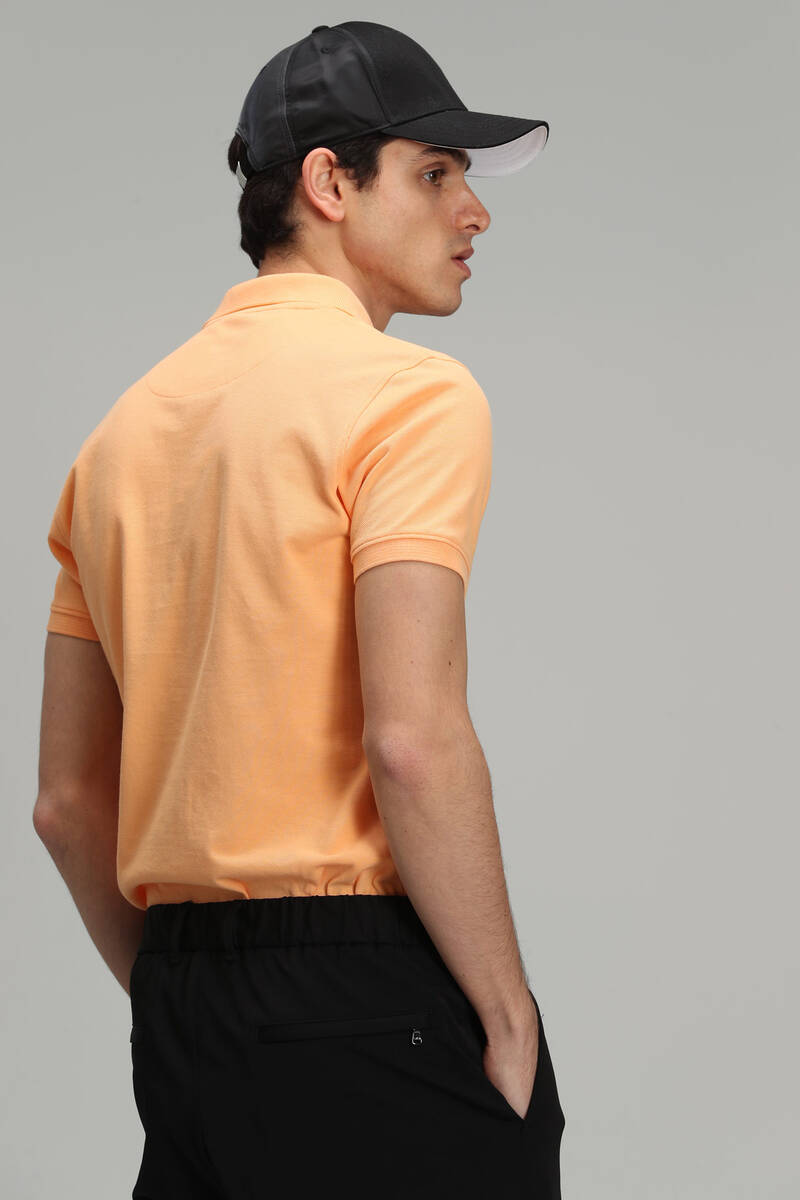 Laon Sports Polo Neck Men's T-Shirt Orange