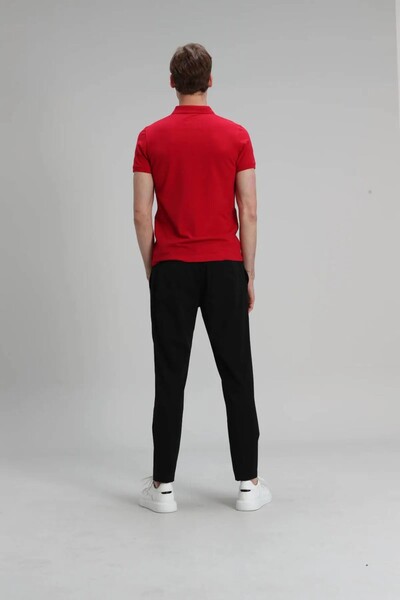 Laon Sports Polo Men's T-Shirt Red - Thumbnail