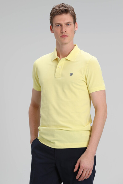 Laon Sports Polo Men's T-Shirt Yellow - Thumbnail