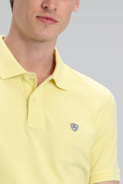 Laon Sports Polo Men's T-Shirt Yellow - Thumbnail