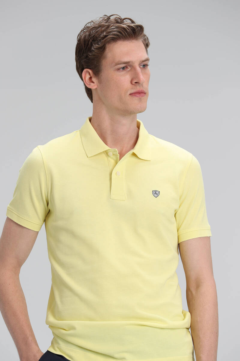 Laon Sports Polo Men's T-Shirt Yellow