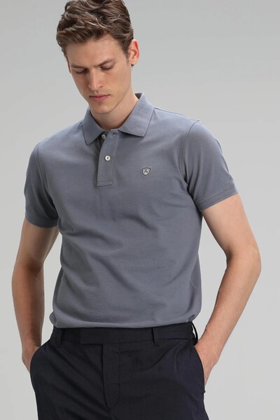 LUFIAN - Laon Sports Polo Men's T-Shirt Dark Gray