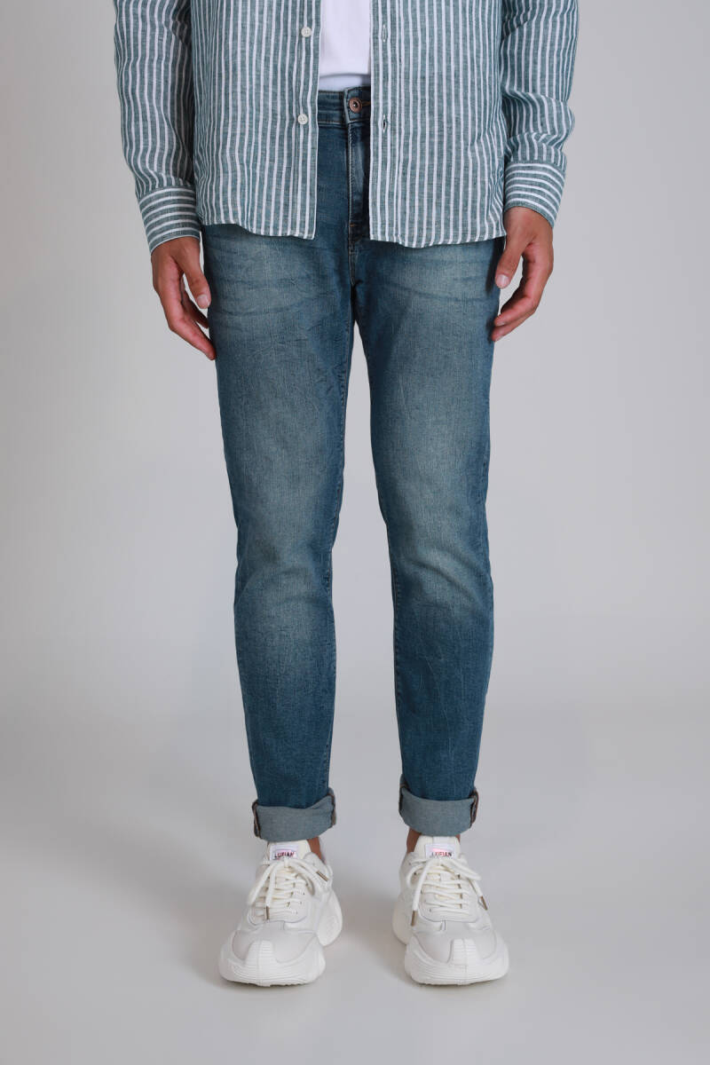 Louis Smart Jean Men's Trousers Slim Fit Blue - 2